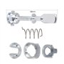 Twowinds - Barillet de Serrure Compatible avec VW Polo 6N1 6N2 (1994-2001) - Porte Avant Gauche, Droite - 6N0837223A - Cylindre 