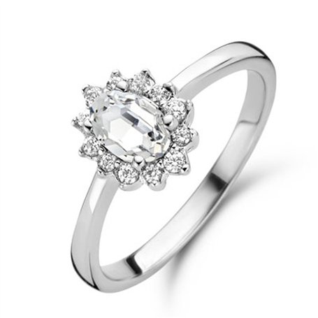 Bague Femme New Bling 9NB-0533-50 Argenté 10