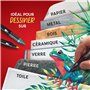Sharpie Marqueurs Créatifs feutres acrylique | Pointe pinceau | Feutres de coloriage adulte à base d’eau idéal pour coloriage my