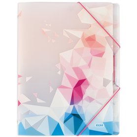 Elba - 100209025 - Graphyk Trieur Imprimé 8 Intercalaires Polypropylène Translucide A4 Couleur Aléatoire