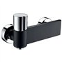 Mitigeur douche - EDOUARD ROUSSEAU - BLACK STEEL - Noir / Chromé