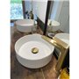 Edouard Rousseau - Mitigeur Lavabo GLOSS HAUT - Laiton Brossé