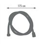 Flexible de douche - ROUSSEAU - Écrous métal anti-torsion - Pression 1 bar - Longueur 1m75 - Inox chromé double agrafage
