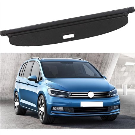 SureRekS Couvercle de Coffre de Voiture pour V-W TOURAN 2016-2020 Le Cache-Bagages rétractable Assure intimité et sécurité. Faci