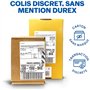 Durex NUDE - 64 Préservatifs pour Homme - Ultra Fins - Sensation Peau Contre Peau - Lot de 4 x 16 pièces
