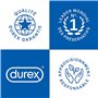 Durex NUDE - 64 Préservatifs pour Homme - Ultra Fins - Sensation Peau Contre Peau - Lot de 4 x 16 pièces
