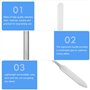 Scicalife Ciment Spatule en Acier Inoxydable Plat À Double Extrémité De Mélange Spatules Lab Wax Modélisation Grattoir Instrumen