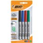 BIC Marking Fine ECOlutions Marqueurs Permanents à Pointe Conique Fine - Couleurs Assorties