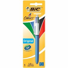 stylo à encre liquide Bic 802077 Bleu Blanc Multicouleur