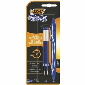 stylo à encre liquide Bic Gelocity Quick Dry 951757 Bleu