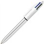 BIC Gel-ocity Illusion - Stylo 4 Couleurs + 2 Stylos Gel Effaçable Bleu - Blister de 3 Stylos