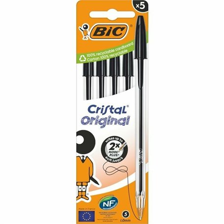 Ensemble de Stylos Bic Cristal Original 516345 Noir