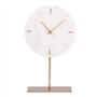 TABLE PASSION - Horloge sur Pied marbre Blanc 25 cm