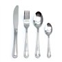 TB Collection® - Ménagère 24 pièces Design Perle - Set de Couverts de Table en Acier Inoxydable Forgé pour 6 Personnes - Finitio