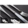 TB Collection® - Ménagère 24 pièces Design Perle - Set de Couverts de Table en Acier Inoxydable Forgé pour 6 Personnes - Finitio