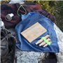 OPINEL - Kit Cuisine Nomade - Couteau Cranté + Tire-Bouchon Décapsuleur + Éplucheur + Planche à Découper + Serviette - Lame Acie