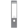 Exacompta - Réf. 53710E - Carton de 20 classeurs à levier papier marbré gris - dos de 70 mm - mécanique 75 mm - dim extérieures 