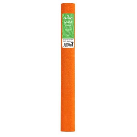 Canson - 200001411 Orange Papier crépon - Papier crépon (500 mm
