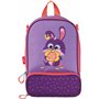 Maped Picnik - Sac Repas Isotherme Lapin Violet Fluo - 2 Compartiments - Bandoulière Amovible Utilisable en Sac à Dos - Elastiqu