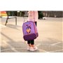 Maped Picnik - Sac Repas Isotherme Lapin Violet Fluo - 2 Compartiments - Bandoulière Amovible Utilisable en Sac à Dos - Elastiqu