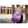 Maped Picnik - Sac Repas Isotherme Lapin Violet Fluo - 2 Compartiments - Bandoulière Amovible Utilisable en Sac à Dos - Elastiqu