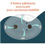 Pot bébé éducatif BAMBISOL - Couvercle et siege rabattable - Manette chasse-d'eau