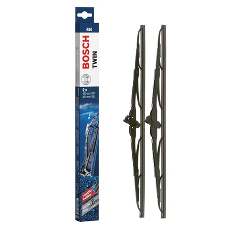 Bosch Balais d'Essuie–Glace Plats Conventionnel Twin 450