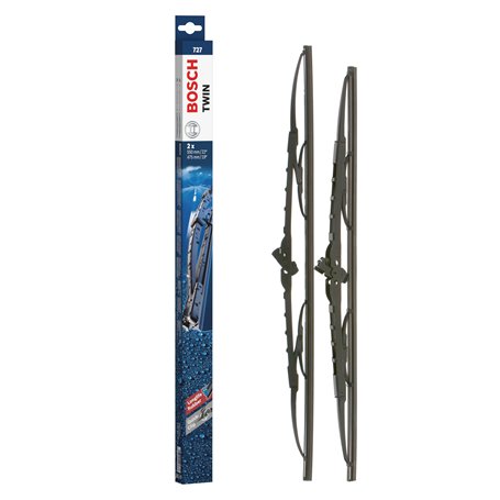 Bosch Balais d'Essuie–Glace Plats Conventionnel Twin 727