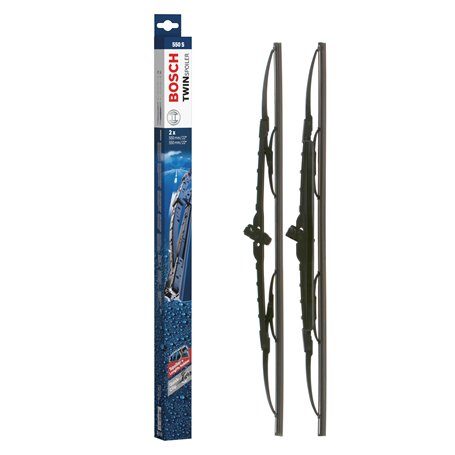 Bosch Balais d'Essuie–Glace Plats Conventionnel Twin Spoiler 550S