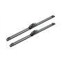 Bosch Balais d'Essuie–Glace Plats Aerotwin Retrofit AR503S, Longueur: 500mm/475mm – 1 Paire de Balais avant