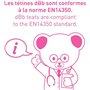 dBb Remond Blister 2 tétines NN -Nouveau-né- antiaérophagiques en caoutchouc - Régulateurs d’air qui limitent les coliques du no