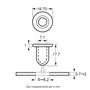 Agrafes pour vehicules type peugeot-citroen Restagraf Ref: 132