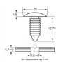 Restagraf - Fixations de Garnissage pour Certains Véhicules CITROËN, PEUGEOT - Maintien Carter d'Aile & Pare-Boue - Réf. 9789 - 