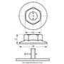 Écrou Plastique Carter d'Aile/Pare-Boue pour Véhicules Audi/BMW, 5mm Vis Diamètre, Lot de 12, Noir