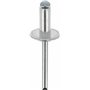 Restagraf Pack de 3 Rivet Aluminium Tête Large Haut-Parleur pour Véhicules Dacia/Renault