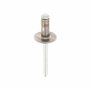 Restagraf Pack de 3 Rivet Aluminium Tête Large Haut-Parleur pour Véhicules Dacia/Renault, 6mm x 14mm
