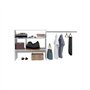 EINSACC Kit Dressing sous comble Artic EKIPA - Décor mélaminé Blanc - 1 penderie - L197 x P50 x H94 cm