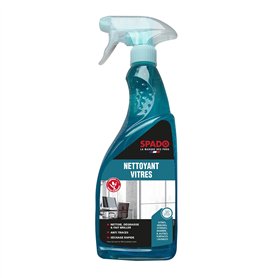 SPADO - Nettoyant vitre - Multi surfaces - Sans traces - Fait briller - Séchage rapide - Contact surfaces alimentaire - flacon 1