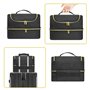 Organisateur de vernis à ongles Sac De Rangement De Vernis À Ongles, 60 Bouteilles, Kit De Soins De Maquillage Cosmétique Portab