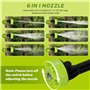 Nettoyeur Haute Pression sur Batterie, Nettoyeur Haute Pression sans Fil, Max 120 Bar, 6-en-1 Multi-Usage et 180° Buse, Pulvéris
