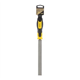 Rhino 43192 200 mm Râpe Lime Plate à Bois-Manche Ergonomique bi-matière-Longueur 200 mm-Garantie 5 Ans-Haute qualité et Longue d