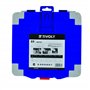 Mallette TIVOLY 23 PCS 6 tarauds DIN 352 HSS GUN + 6 Filières HSS + 4 accessoires M3 à M10 + 6 Forets métaux HSS Cobalt