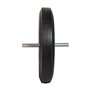 Oxeo Roue de brouette increvable Jante métal Ø270 mm - Pneu 385 x 66 mm - Axe soudé Ø20mm Longueur 242mm