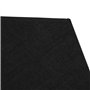 OSTARIA 98423 Abat-jour Carré Noir Base 27cm Dim : 27x27xH19cm