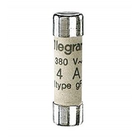 Cartouche industrielle cylindrique 8x32mm 4A sans voyant - type gG