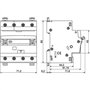 411189 Legrand Disjoncteur différentiel tétrapolaire 32A 30mA type AC - DX³6000 10kA 4P