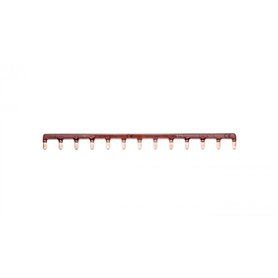 Hager - Barre de pontage marron (phase) - 13 modules - KB163P - Hager - KB163P