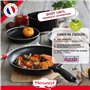 MENASTYL - Batterie de cuisine 5 pièces tous feux dont induction fabriquée en France - 2 poêles + 2 casseroles + 1 poignée amovi
