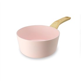 MENASTYL - Casserole 16cm avec revêtement antiadhésif céramique (Sans PFAS/Sans PTFE) tous feux dont induction - En Aluminium -