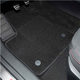 DBS - Tapis de Voiture - sur Mesure pour 308 (2007 à 2013) - avec Clips de Fixation - Tapis de Sol antidérapant pour Automobile